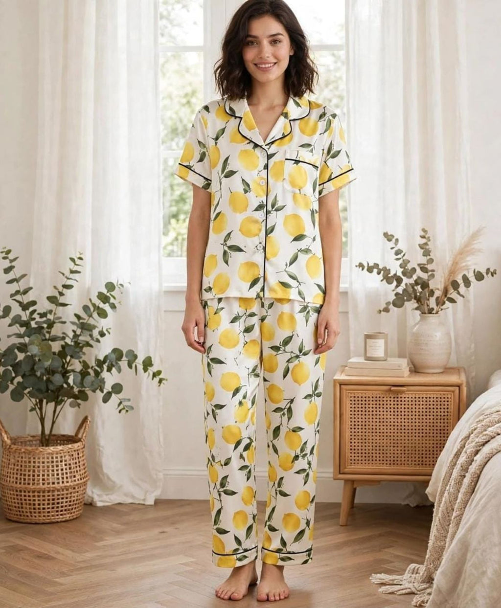 Playful Lemons Pajama Set
