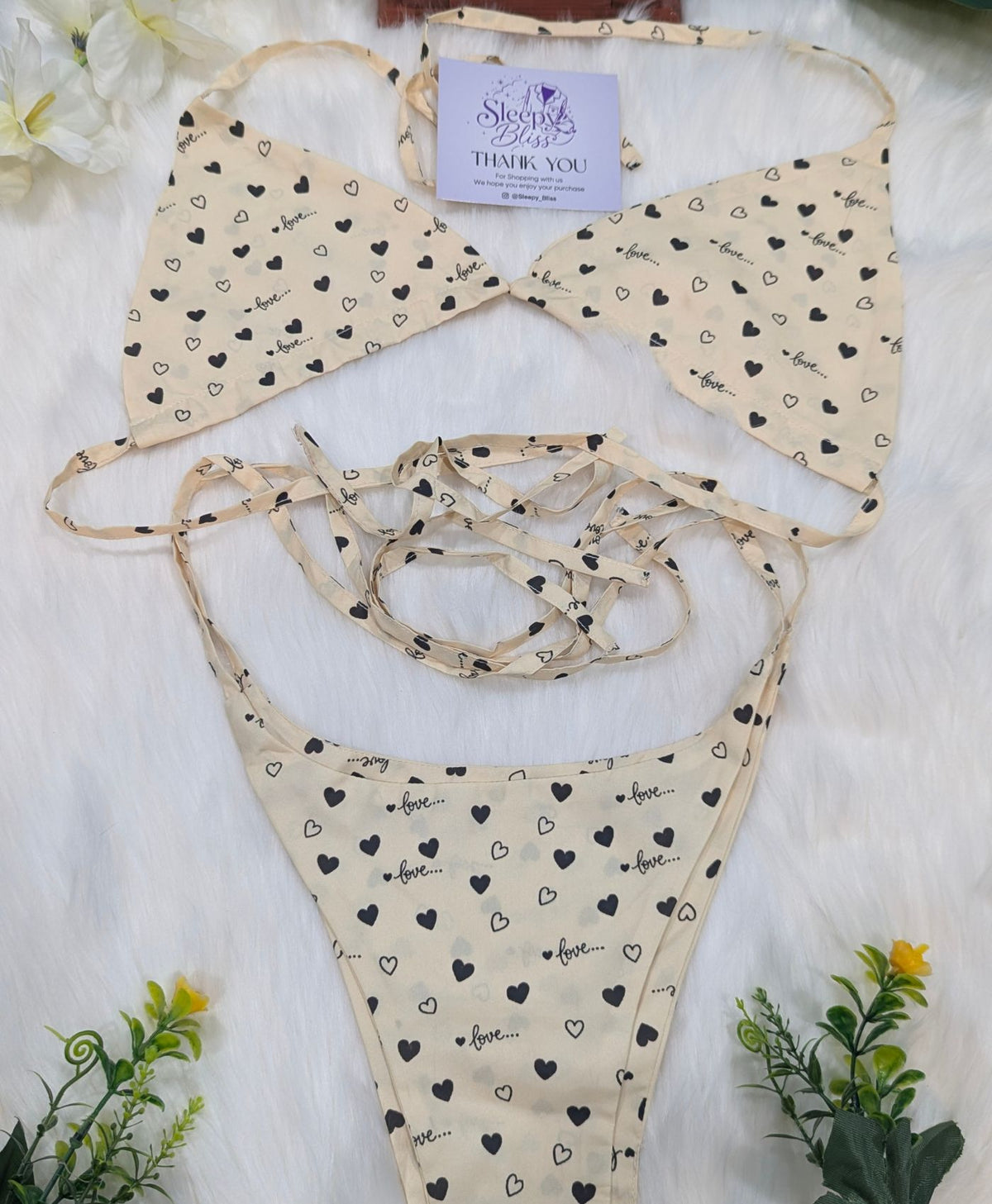 Love Letters Bra Set
