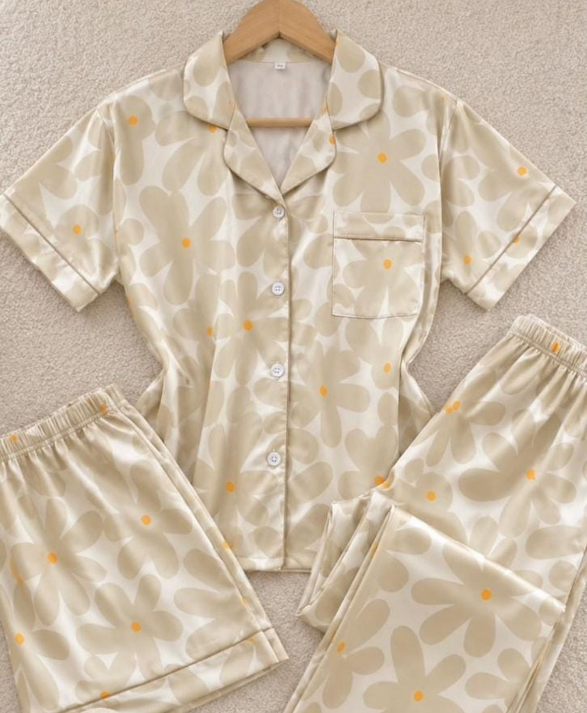 Shimmer Gold Pajama Set
