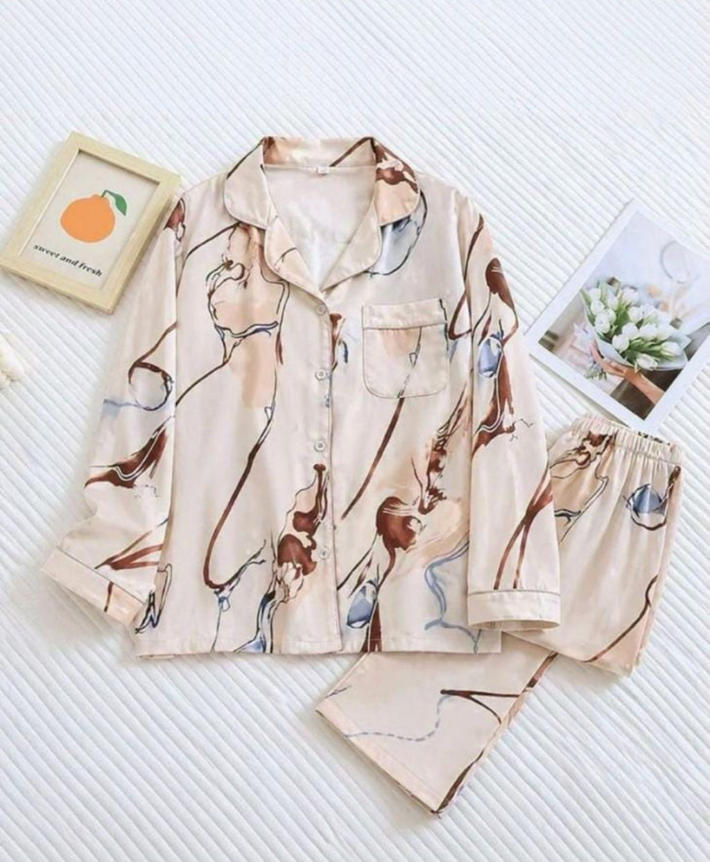 Galaxy Chocolate Pajama Set