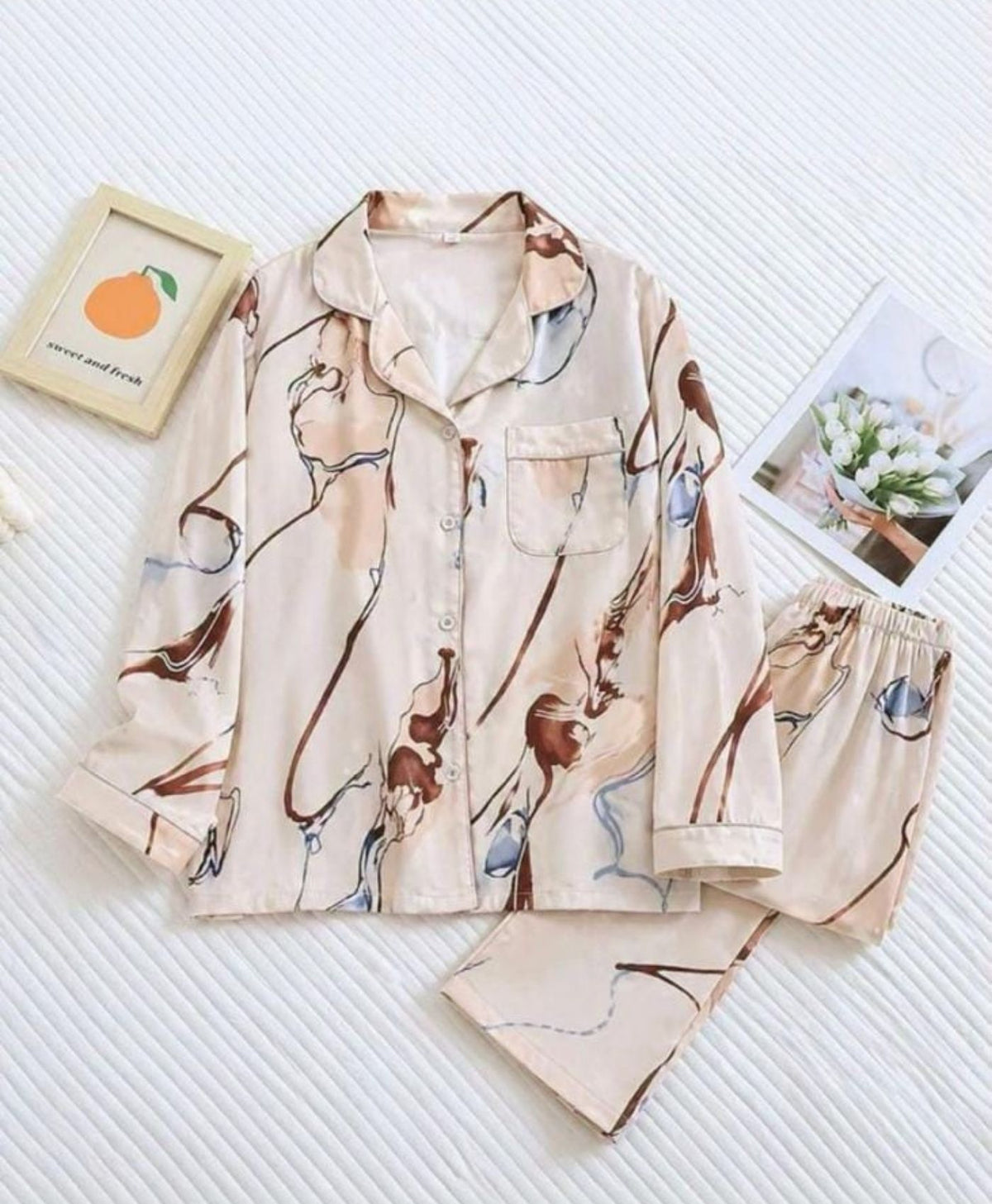 Galaxy Chocolate Pajama Set