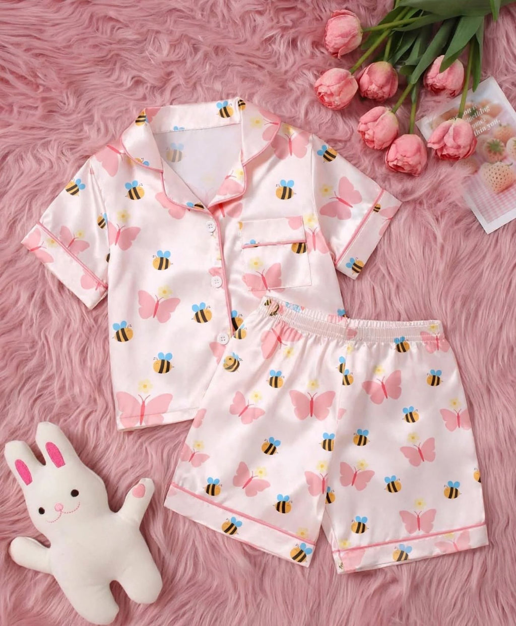 Butterfly Bee Children's Pajama Set