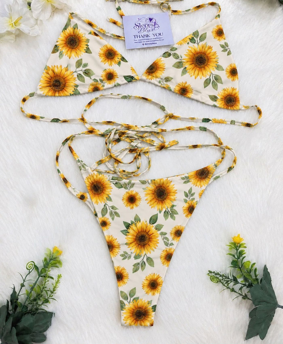 Sunny Bloom Bra Set