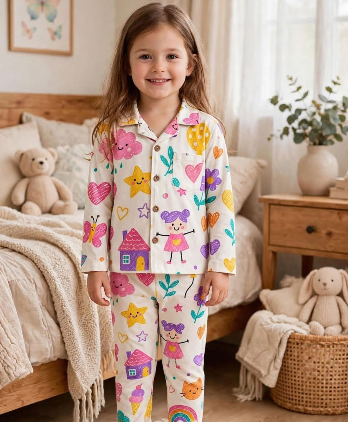 Doodle Dreams Children's Pajama Set