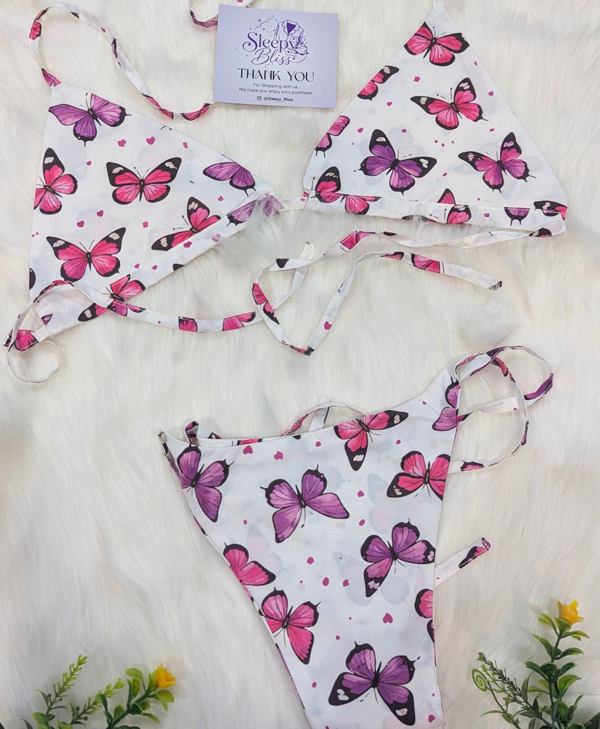 Butterfly Kiss Bra Set