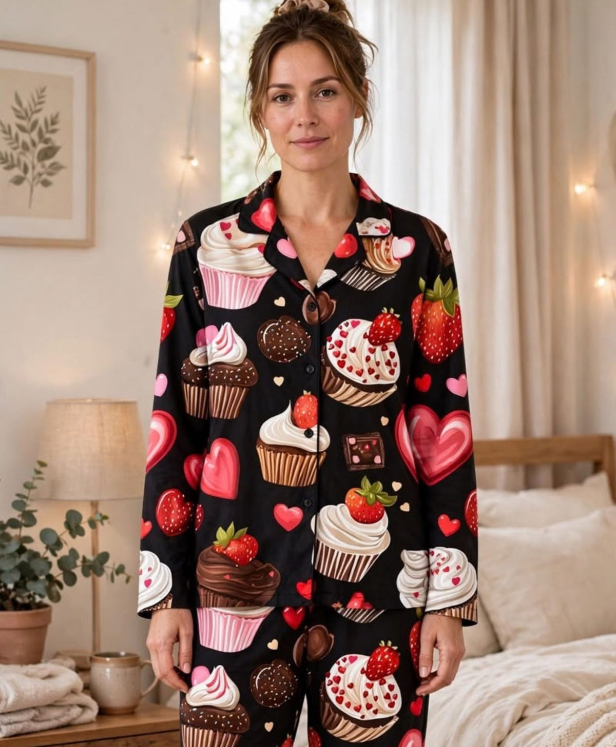 Cupcake Cuddles Mommy & Me Pajama Set