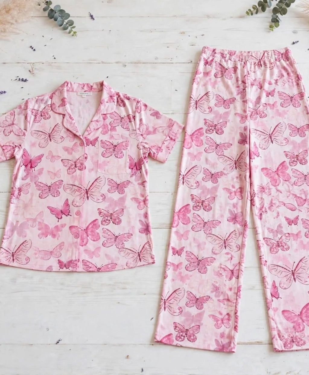 Pretty Butterfly Pajama Set