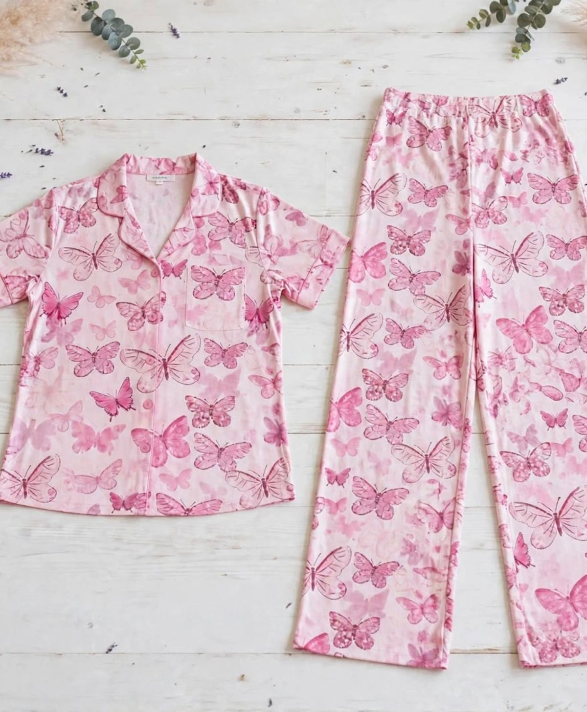 Pretty Butterfly Pajama Set