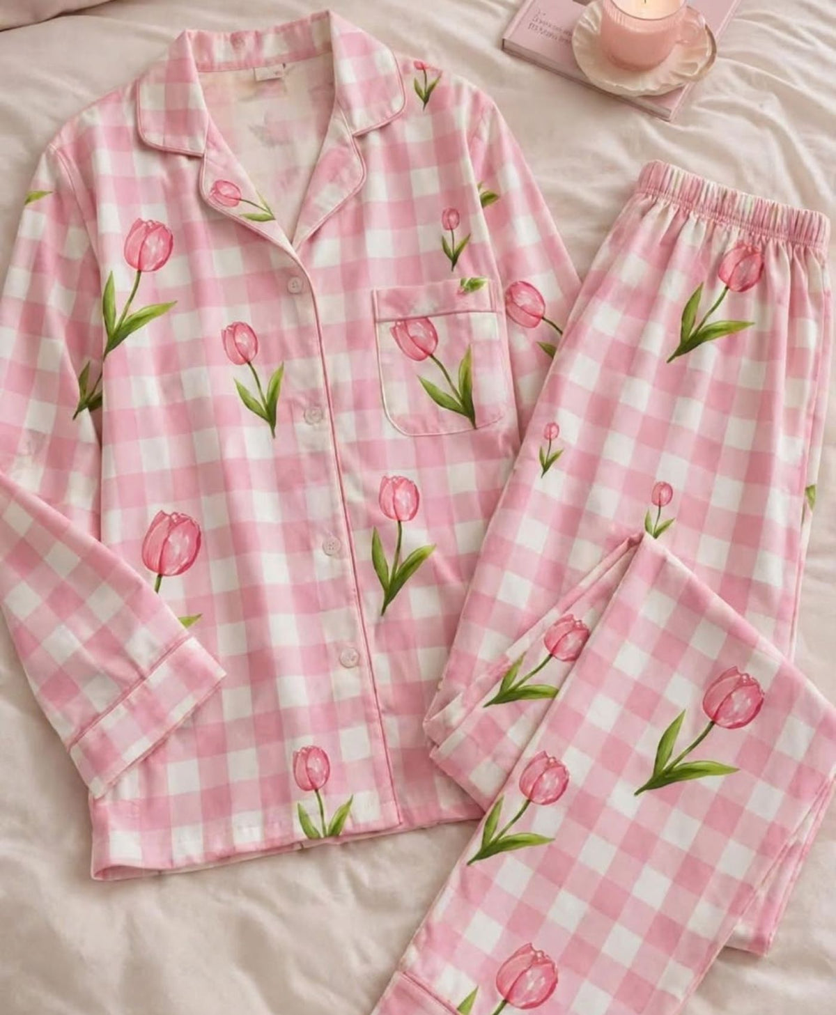 Pink Picnic Pajama Set