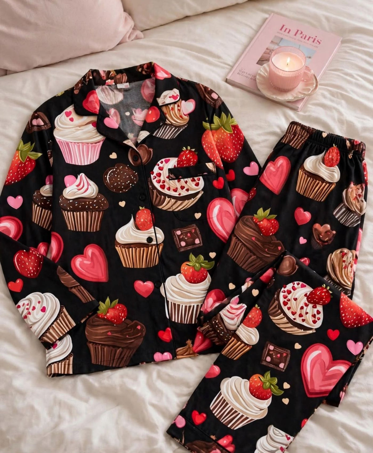 Cupcake Cuddles Mommy & Me Pajama Set
