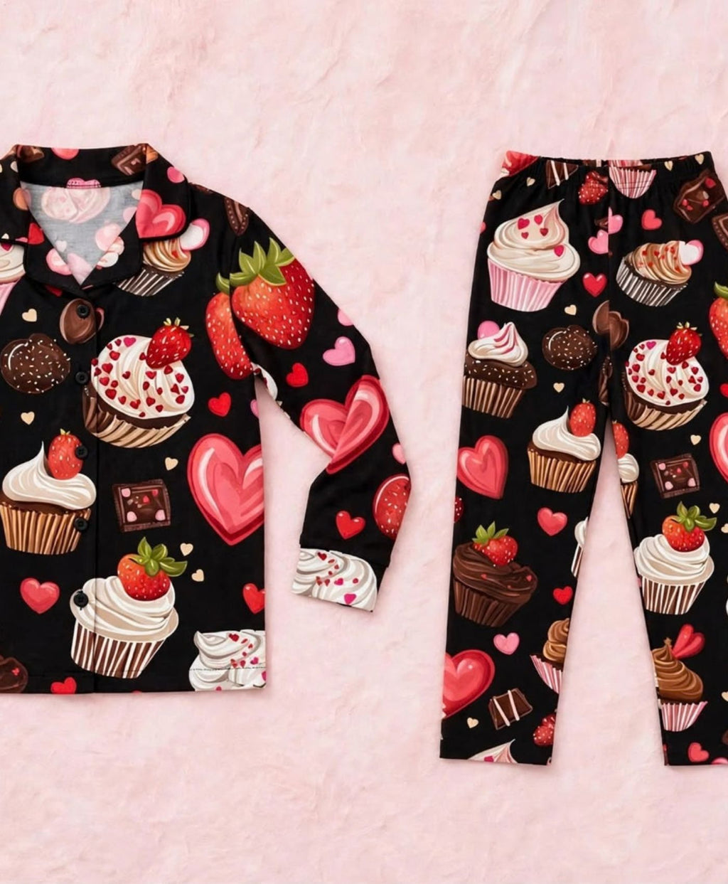 Cupcake Cuddles Mommy & Me Pajama Set