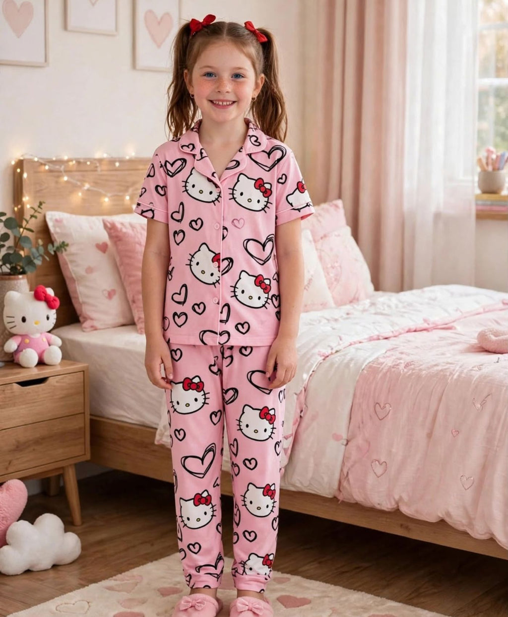 Pink Pretty Mommy & Me Pajama Set