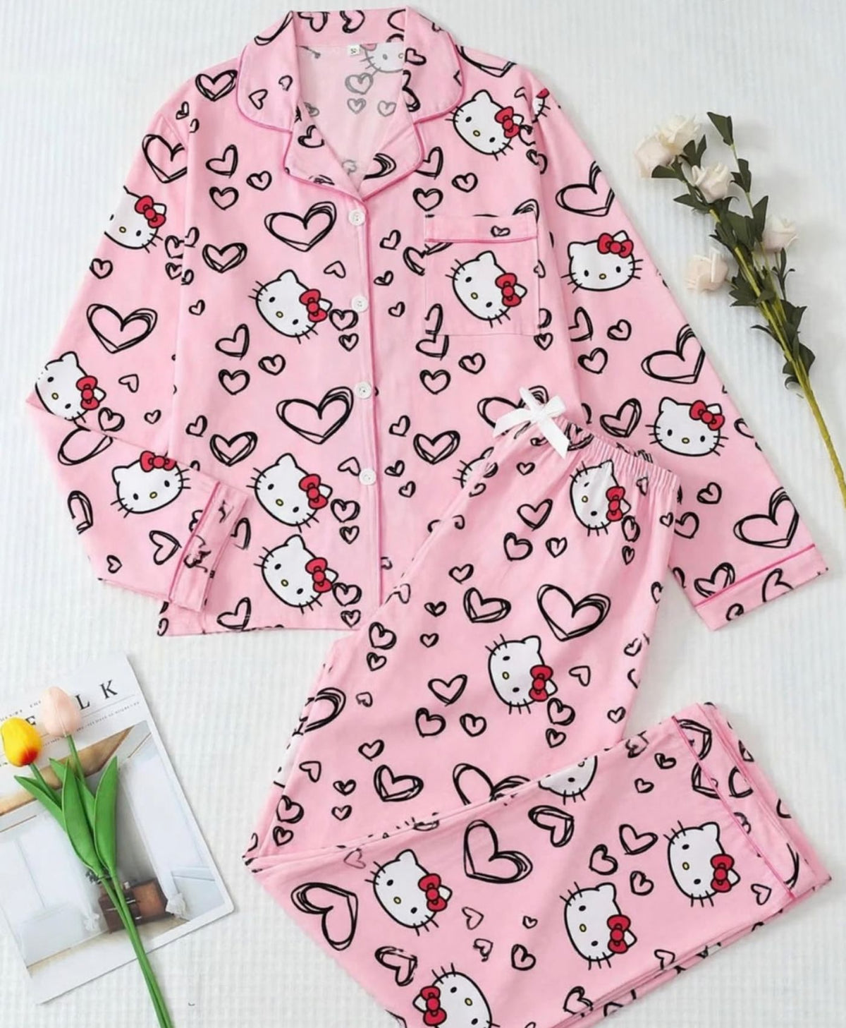 Pink Pretty Mommy & Me Pajama Set
