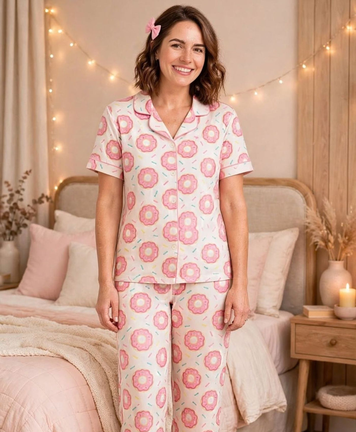Donut Dreams Mommy & Me Pajama Set
