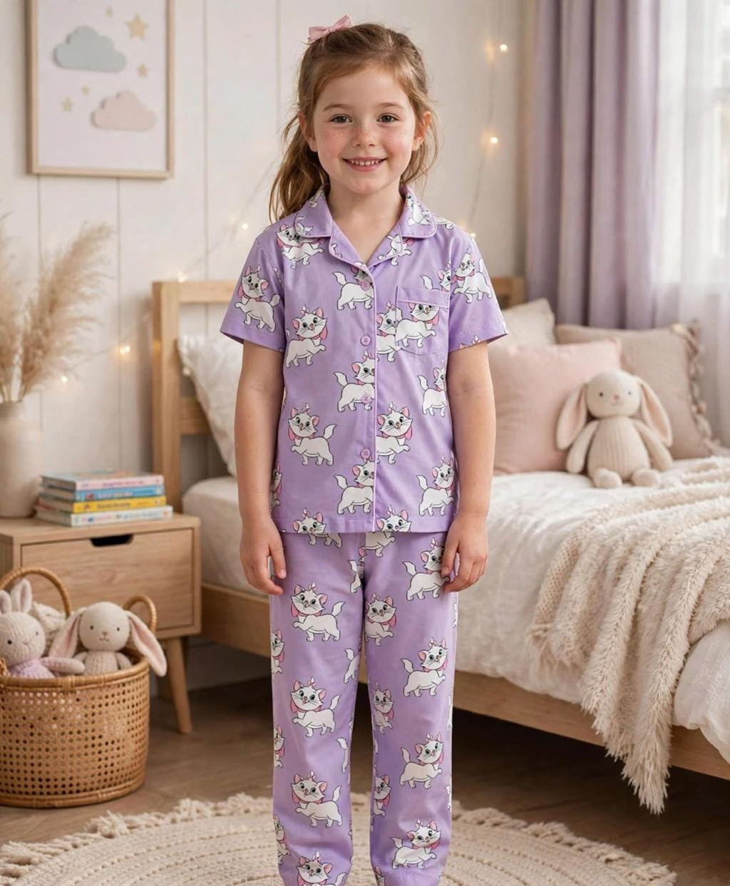 Kitty Cuddles Children's Pajama Set