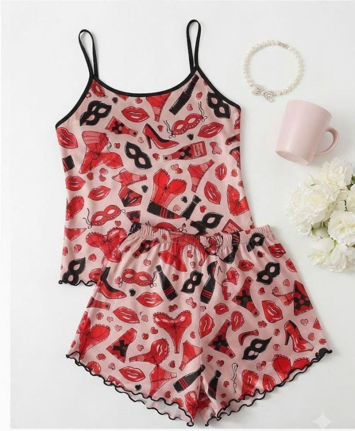 After Hours Tanktop Set With Shorts