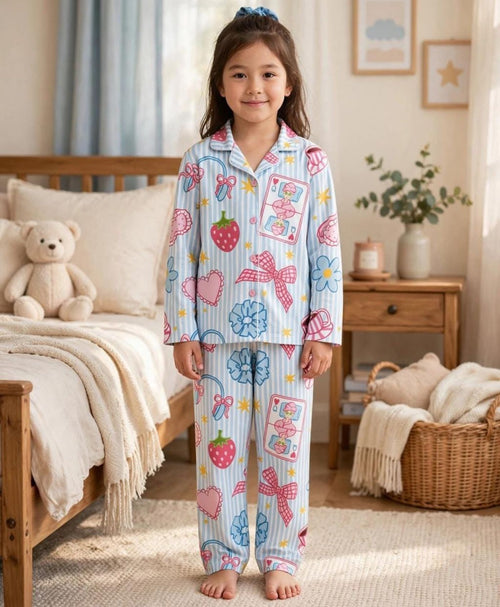 Berry Bows Mommy & Me Pajama Set