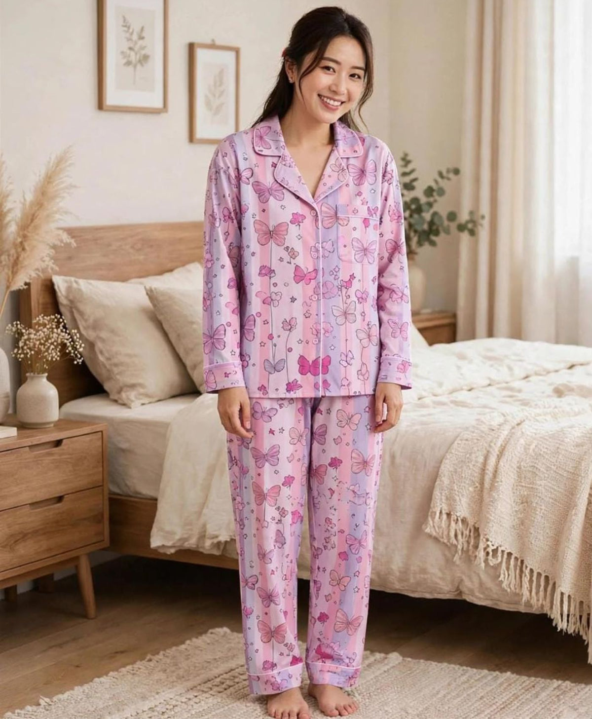 Butterfly Kisses Mommy & Me Pajama Set