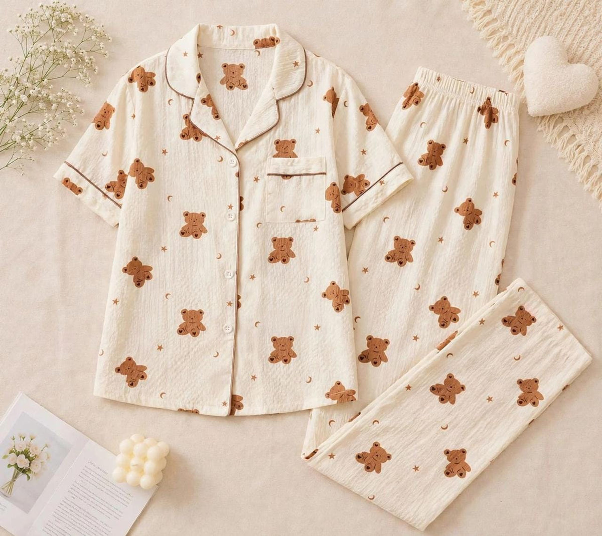 Twinkle Teddies Pajama Set