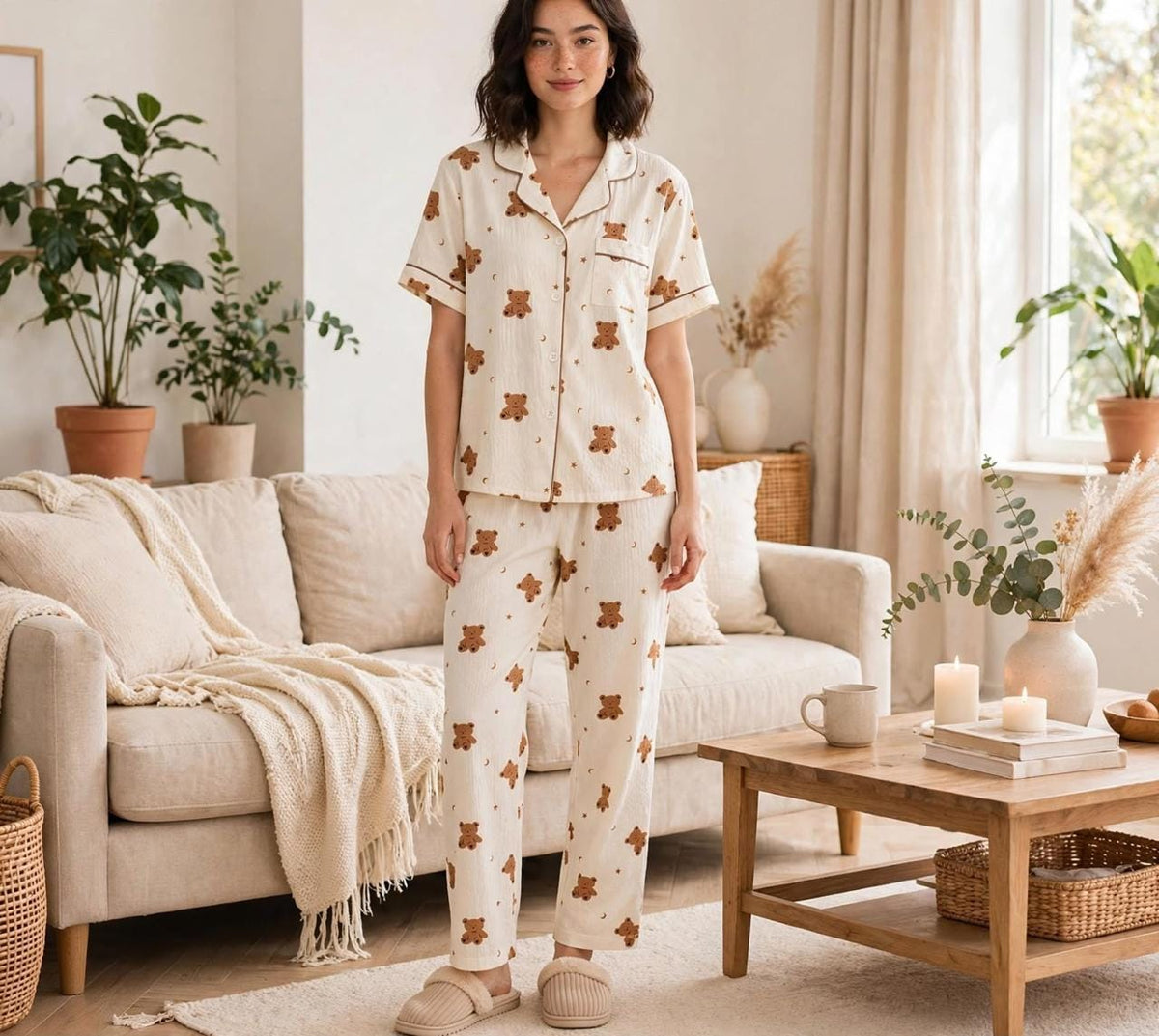 Twinkle Teddies Pajama Set