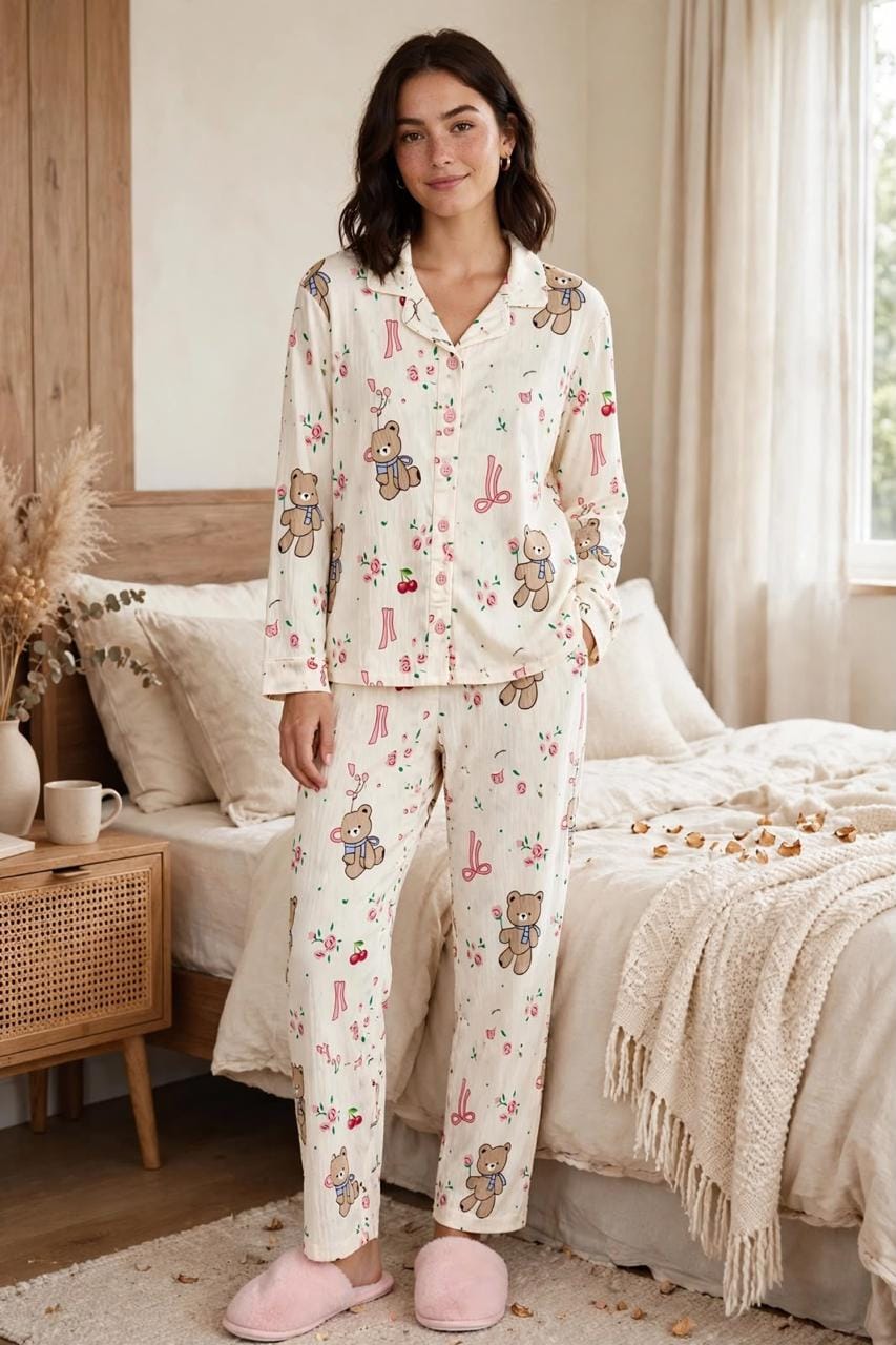 Candy Teddy Pajama Set