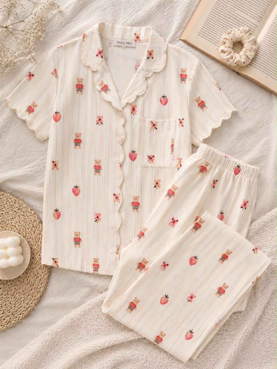 Cutwork Multi Pajama Set